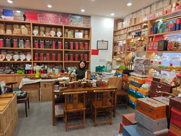 Cozy tea room atmosphere